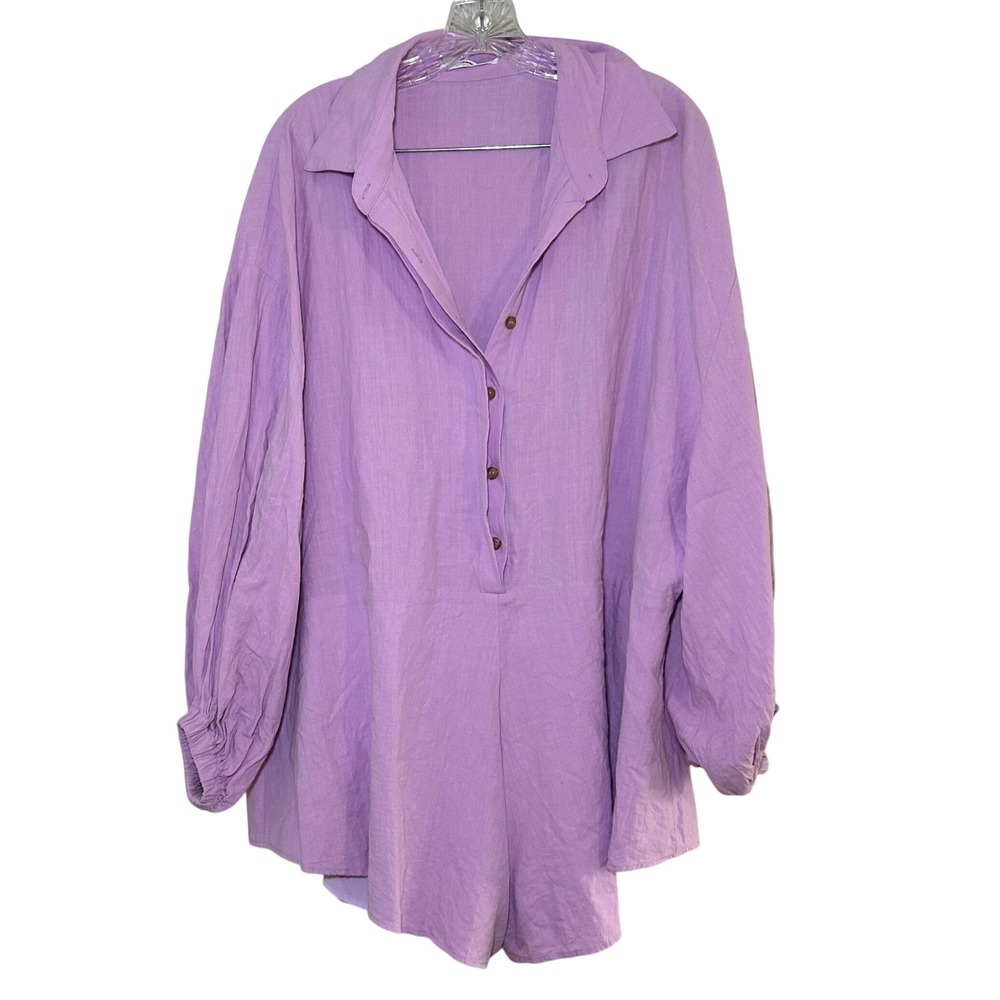 Showpo Anika Playsuit purple women's 10 casual summer resort preppy girly bold